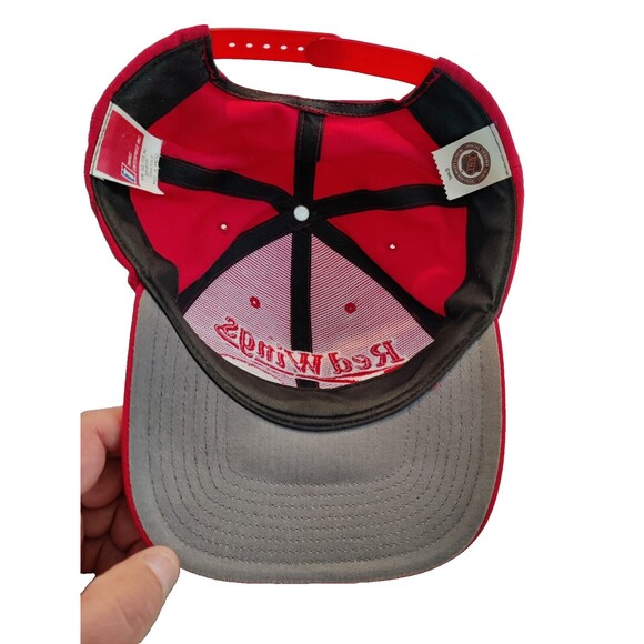 Vintage Detroit Red Wings Hockey Baseball Hat Twins Enterprise, Inc. NHL - Picture 6 of 11